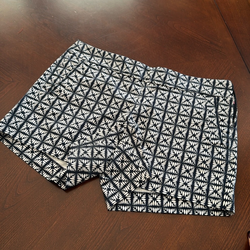 J. Crew ikat print shorts